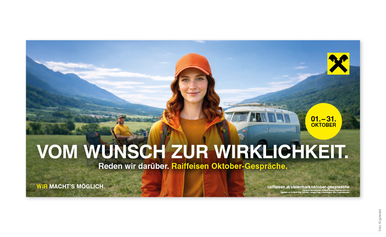 Raiffeisen Oktober-Gespräche 24 Bogen-Plakat