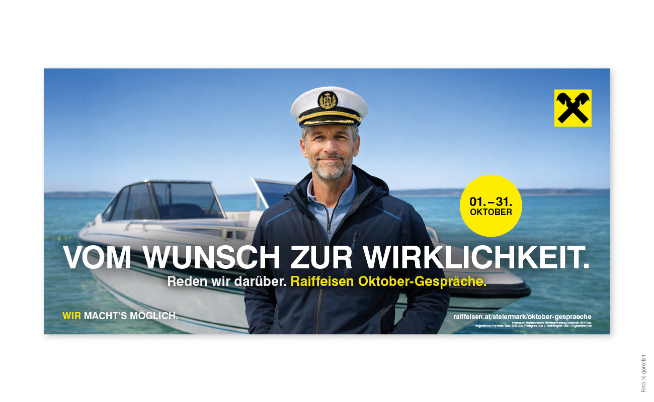 Raiffeisen Oktober-Gespräche 24 Bogen-Plakat