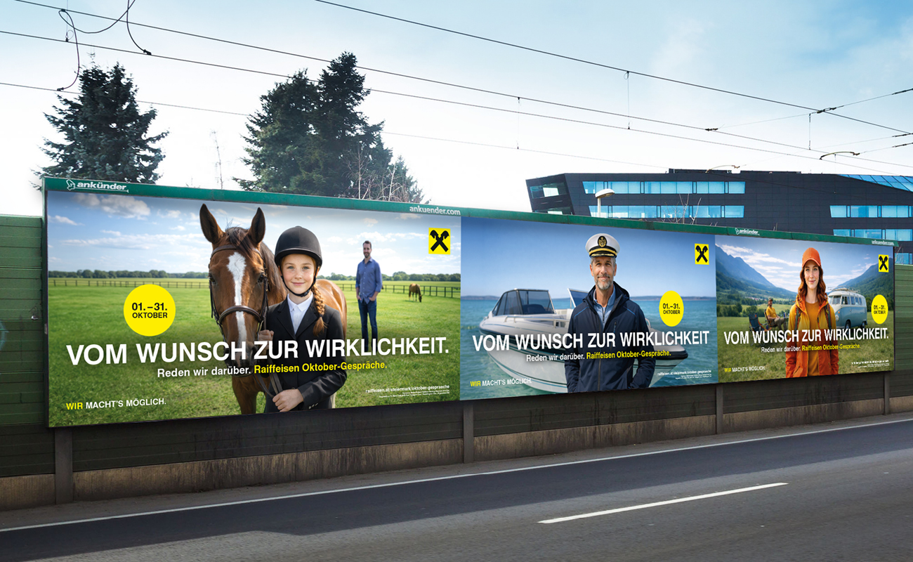 Raiffeisen Oktober-Gespräche 24 Bogen-Plakat